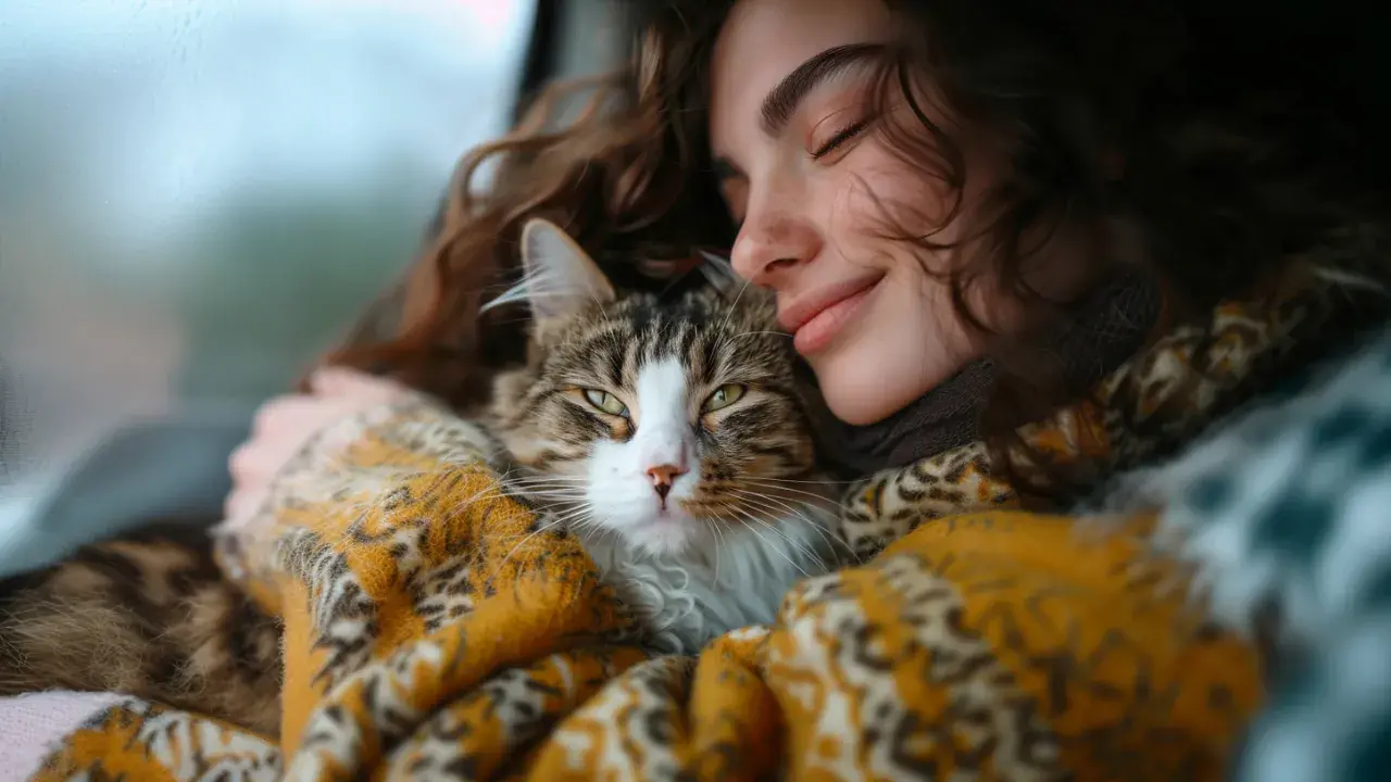 Cats know when you're stressed, worried, or even sick 