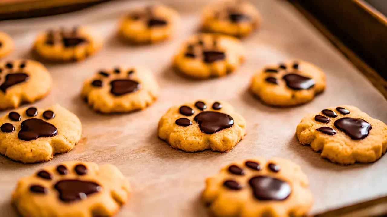 Cat Paw Print Cookies