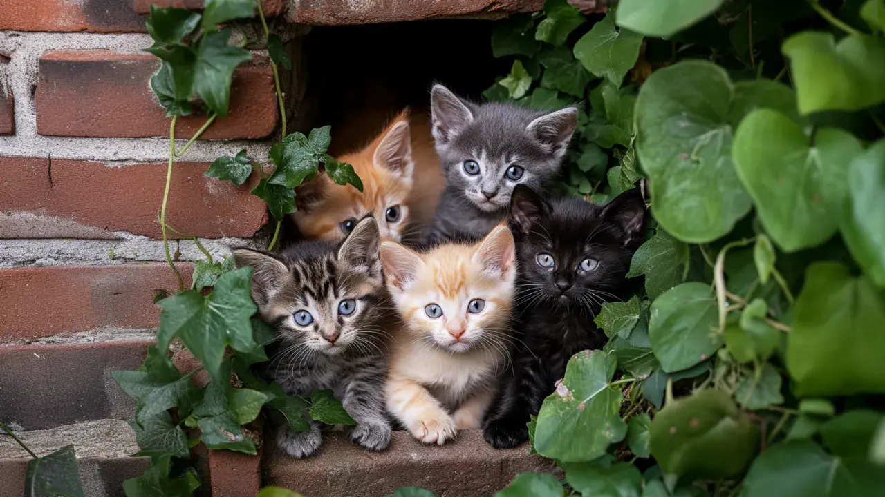 Kittens are so tiny and innocent